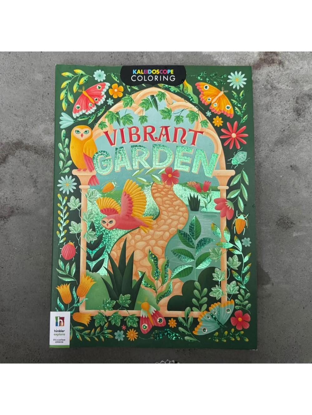 Adult Coloring Book: Vibrant Garden - Brand new & Never Used